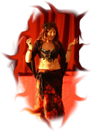 Photo of Sandra Thompson dancing for Red Nose Day